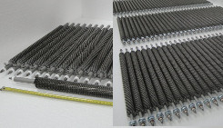 Električni grijači s lamelama i vijcima M14